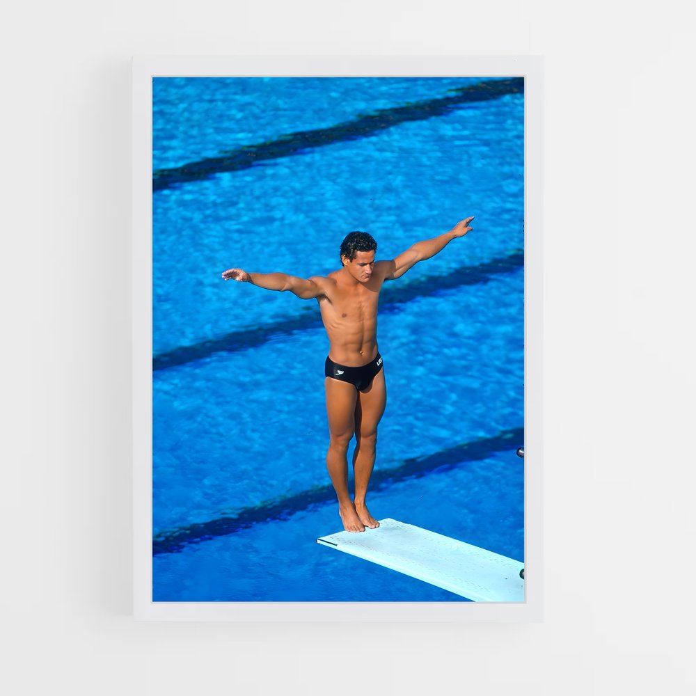 Poster Plongée Étoile – affiche Plongeon de falaise (vue 3)